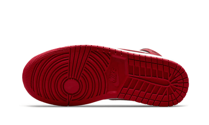 Air Jordan 1 Mid White Bred Toe