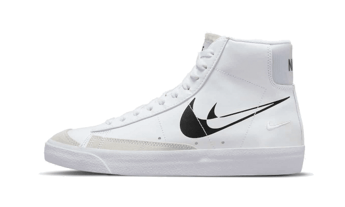 Blazer Mid '77 Double Negative White Black