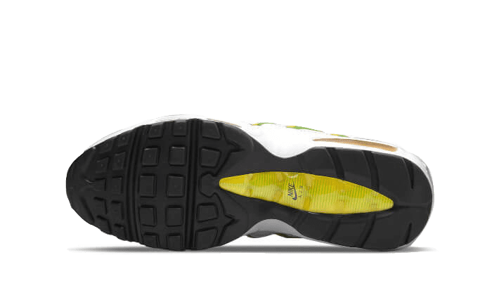 Air Max 95 Essential White Green Apple Tour Yellow