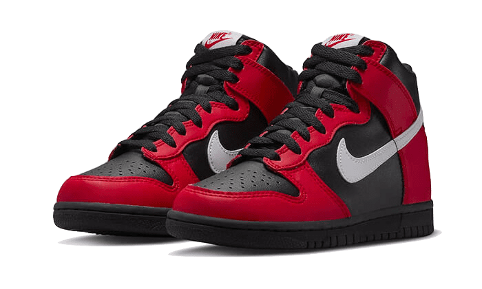 Dunk High Black Red