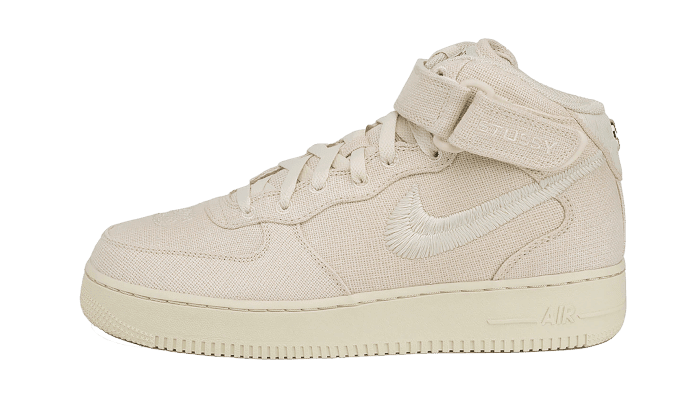 Air Force 1 Mid Stussy Fossil