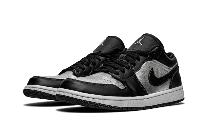Air Jordan 1 Low SE Black Metallic Silver