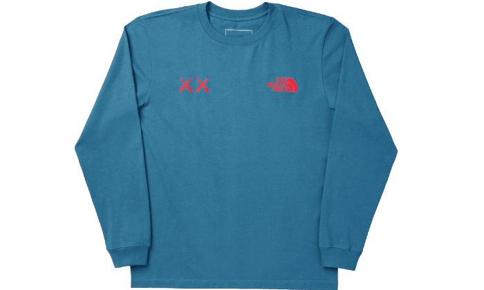 KAWS Longsleeve Tee Mallard Blue